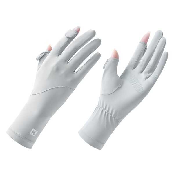 MEPOKI Women's UV Protection Gloves, UPF 50+ Certified, Cool Touch