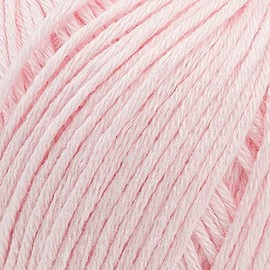 3 Skein La Mia Cottony 100% Cotton Baby Yarn,Each 1.76 Oz (50g) / 131 Yrds (120m) Super Soft, Dk Light,Turkish Yarn (Light Pink, 3-Skein)