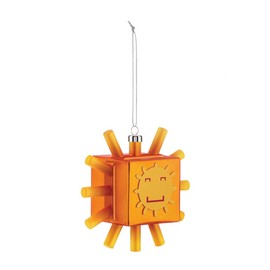 Alessi Sunflake GJ02 7 Hand Blown Sun Christmas Decoration, Multi-Colour