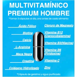 FLOW - VITAMINAS, MINERALES Y SUPLEMENTOS - PRESENTACION 3 PACKS (MULTIVITAMINICO HOMBRE)