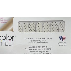 Color Street Nail Strips ~ DO OR DOT ~ Clear Overlay NIP