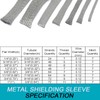 EMI RFI Shielding Wire Loom Metal Tinned Copper Grounding Braided