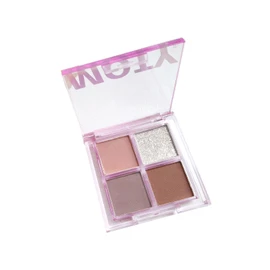 CAPPUVINI Eyeshadow Glitter Pearl Matte Eyeshadow Palette, 4 Color Texture, Eyeshadow, Matte, Waterproof, High Coloring, Glitter, Fade-Resistant, 4 Colors Eyeshadow, High Adhesion, Eye Palette, Gift