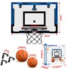 HYES 24" x 16" Large Basketball Hoop Indoor for Adults,