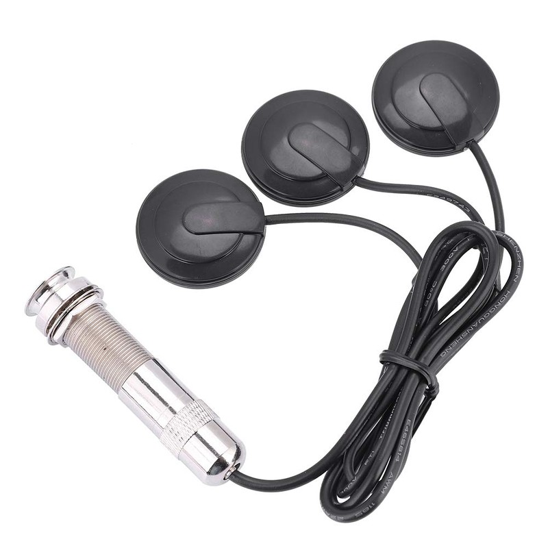 Mxtech Guitar Pickup Piezo Converter with 3 Converters Pickup Piezo
