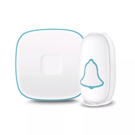 BO YING Wireless Doorbell, Bo Ying Waterproof Door Bell with 38 Melodies and Led