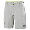 Helly Hansen Womens Quick-Dry Cargo Shorts, 30, Grey Fog