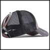 White Fang CA637 Women's Mesh Cap, Marble Pattern, Hat, Sports,