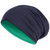 Hatstar Long Slouchy Beanie, 2-in-1 Reversible Jersey Hat in 45