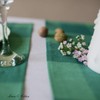 Linen & Cotton Place Mats Fabric Table Mat Set Emerald