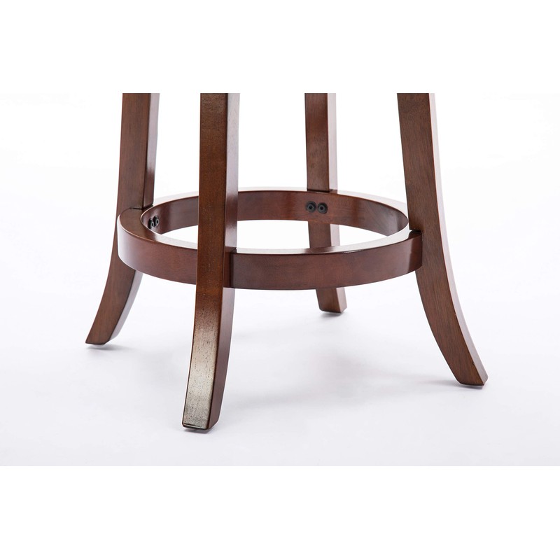 Boraam Augusta Bar Height Swivel Stool, 29-Inch, Cherry