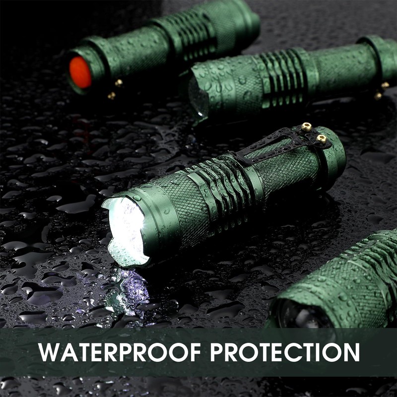 Fumete 20 Pieces LED Flashlight Mini 3 Mode Tactical Torch