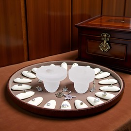 100 Pcs White Anti-Pain Earring Back Pads Silicone Cushion for Clip on Earrings, Earring Backs and Findings, Jewelry Findings