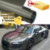 AUTOGOODY 96" x 60" Dark Chrome Mirror Black Vinyl Film