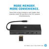 HP Travel USB-C Multi Port Hub, USB-C Pass Through Charging,