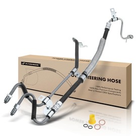 A-Premium Power Steering Pressure & Return Hoses Line Assembly Compatible with Toyota Camry 2007-2009, Avalon 2005-2007 & Lexus Es350 2007-2012, 3.5L, with O-ring, Pump To Gear and Gear to Pipe