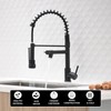 AIMADI Black Kitchen Faucet with 2 Function Sprayer,Commercial Stainless Steel