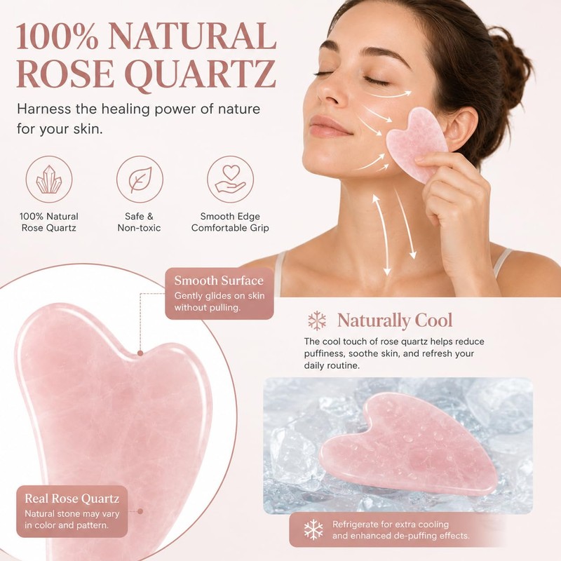 Lymphatic Contour Face Brush, 2 in 1 Facial Massage Tools