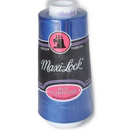Maxi Lock All Purpose Thread Blue 3000 YD Cone MLT-007