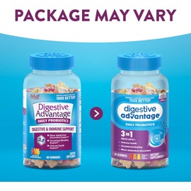 Digestive Advantage - Gomas probióticas (80 unidades, 2 unidades)
