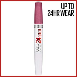MAYBELLINE Maybelline Super Stay 24, 2-Step Liquid Lipstick Makeup, Long Lasting Highly Pigmented Color with Moisturizing Balm, Infinite Petal, Pink, 1 Count