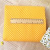 Sluswallow 7Pcs Orange Cotton/Polyester Fabric Bundle Squares Patchwork DIY Sewing