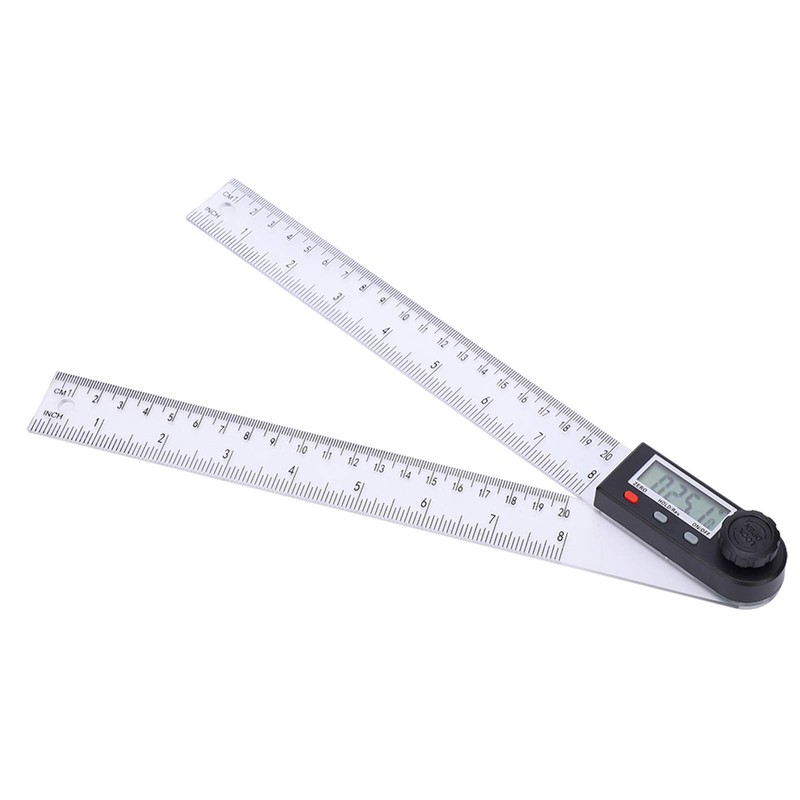 Digital Protractor, Digital Angle Ruler Finder,Meter Digital Display Plastic Goniometer