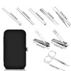 TESECU Manicure Set Professional Nail Clipper Kit-8 Pieces Stainless Steel