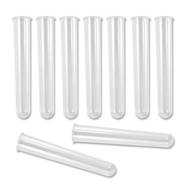 Modixun 9Pcs Clear Test Tubes for Plant Propagation Station Resin Molds, Acrylic Propagation Tubes Hydroponic Vase for Hydroponic Plants/Flowers Decoration