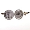 6 Stick Shift Automobile Cufflinks Car Racecar Sport Motor Vehicle