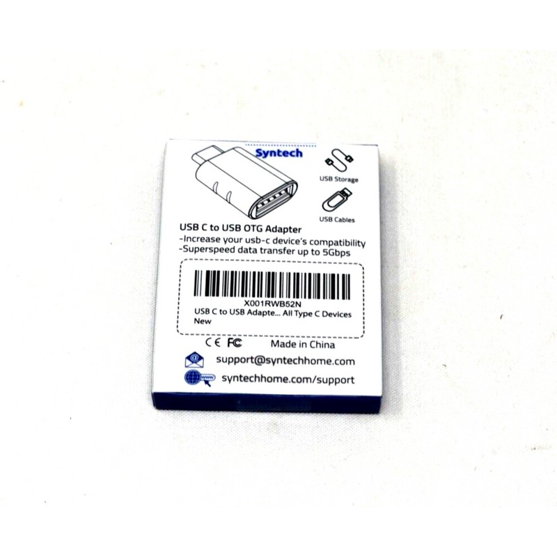 Syntech USB C To USB OTG Adapter 2 Pack -
