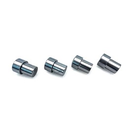 4 Piece Planishing Hammer Steel lower Die Set (1" R, 2" R, 2.5" R, 3" R) - 22mm (0.865") stem diameter