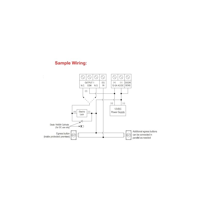 Seco-Larm Enforcer Access Control Keypad with Proximity Reader, Backlit (SK-1131-SPQ)