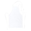 Rayher 38351102 Cotton apron for kids, unprinted, white, 44x70cm, 1pc
