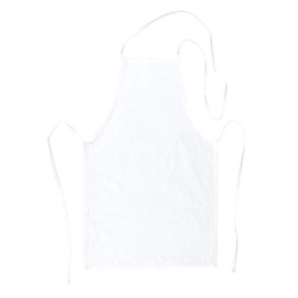 Rayher 38351102 Cotton apron for kids, unprinted, white, 44x70cm, 1pc