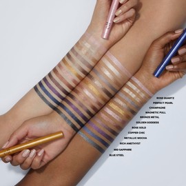 e.l.f. No Budge Shadow Stick, Long-Lasting Cream Eyeshadow Stick For High-Pigment, Metallic Color, Vegan & Cruelty-Free, Perfect Pearl