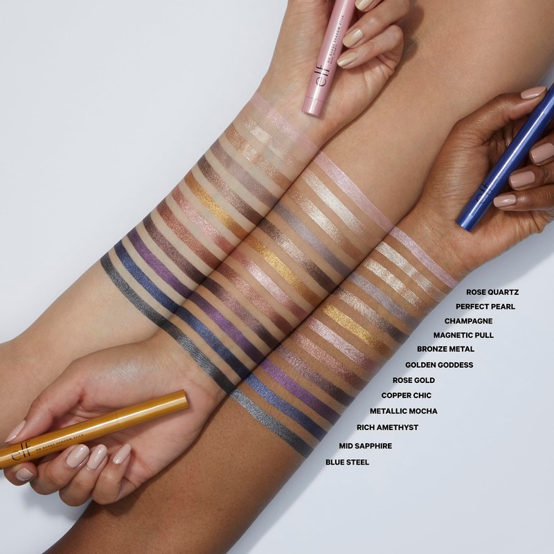 e.l.f. No Budge Shadow Stick, Long-Lasting Cream Eyeshadow Stick For