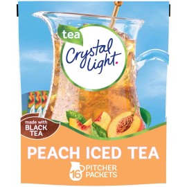 Crystal Light Peach Iced Tea Powdered Drink Mix 4.55 oz. (2-Pack)