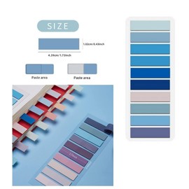 FUNNTY Sticky Tabs for Annotating, 2400 Pcs Sticky Notes Book Tabs, Multi-Function Writable Sticky Index Tabs, Writable Sticky Notes Tabs Annotation Tabs for Page Markers, School Office Supplies