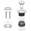 Tip Toe Bathtub Tub Drain Conversion Kit Assembly, Wellup Tub