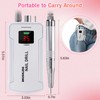 Nail Drill Professional, 35000RPM Brushless Nails Drill Machine, Rechargeable Nail