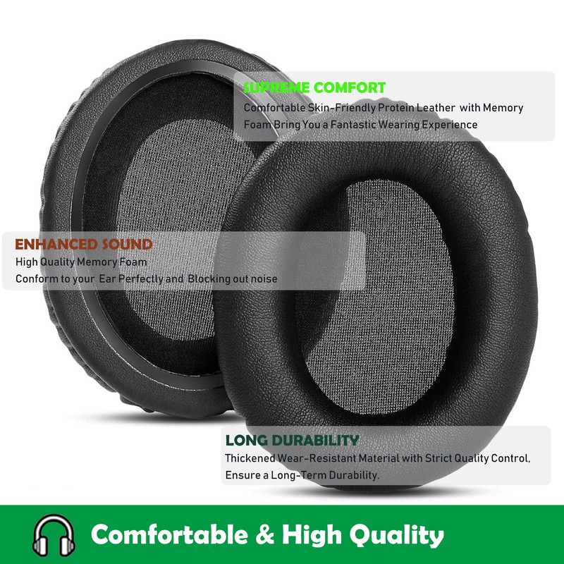 Professional Replacement Earpads Cushions Compatible with HyperX Cloud II Cloud