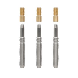 Dysdensa 3/8 Joints with Copper Sleeves (Set of 3), Quick - 3 Billiards Shaft Fitting Bundle (Set of 3)