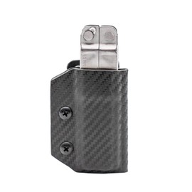 Kydex Multitool Sheath for LEATHERMAN Original & Heritage PST Pocket Survival Tool - Made in USA - Multi Tool Sheath Holder Cover Belt Pocket Holster - Multi-Tool not Included (Carbon Fiber Black)