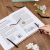 SUPERFINDINGS 10Pcs Metal Book Stand Page Clips Book Page Holder