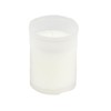 Durable White Votive Candles for Rituals 6.5 x 6 cm,