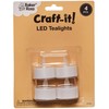 Baker Ross EF328 LED Tealights, Safe for Kids to use