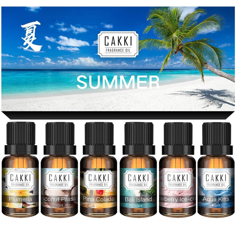 CAKKI CAKKI Winter & Summer Essential Oils Sets Bundle, Premium