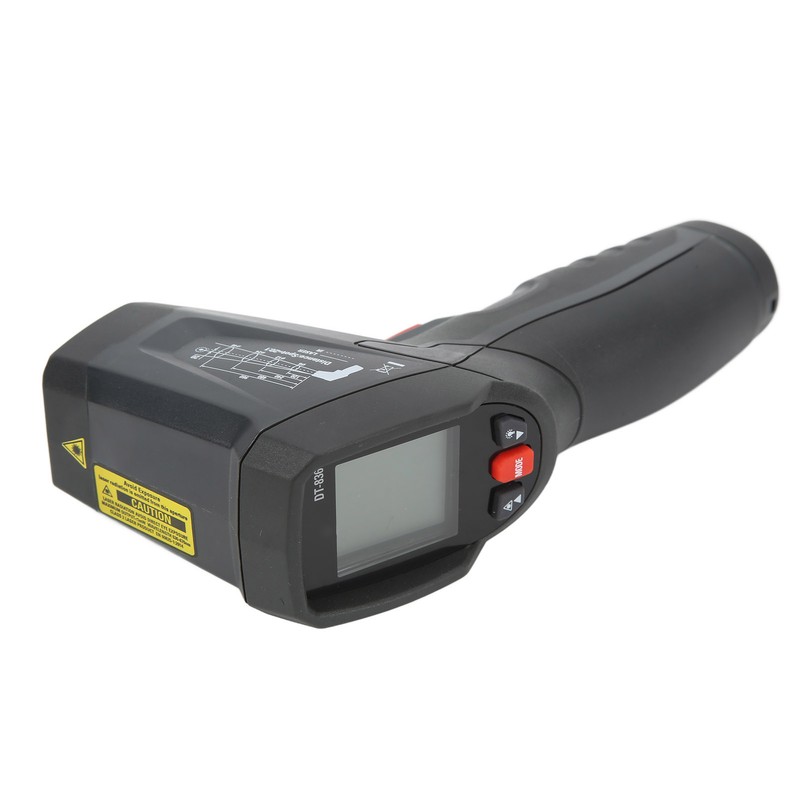 DT‑836 Ring Infrared Thermometer Industrial Laser Temperature Meter for Security