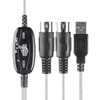 TENINYU USB to MIDI Cable Converter 2 in 1 PC